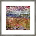 10c Abstract Expressionism Digital Painting Framed Print