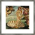 The Birth Of Venus Framed Print