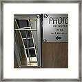 Vintage Photo Booth Pickup Slot #11 Framed Print
