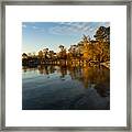 Autumn Beach - The Splendor Of Fall On The Shores Of Lake Ontario Framed Print