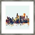 Chicago Illinois Skyline Framed Print