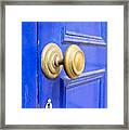 Blue Door #14 Framed Print