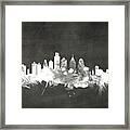 Philadelphia Pennsylvania Skyline #15 Framed Print
