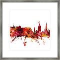 Edinburgh Scotland Skyline #16 Framed Print