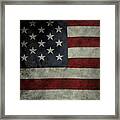 American Flag 62 Framed Print
