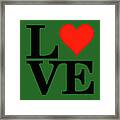 Love Heart Sign #17 Framed Print