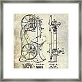 1871 Bandsaw Patent Framed Print