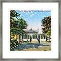 1890 Berlin Unter Den Linden Brandenburg Gate Framed Print