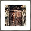 1891 Door Cyprus Framed Print