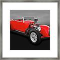 1927 Ford Roadster  -  1927fordrdstrgry0057 Framed Print