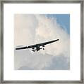 1929 Ford Tri Motor Mail Plane Incoming Framed Print