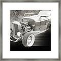 1932 Ford Roadster Sepia Posters And Prints 019.01 Framed Print