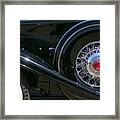 1932 Packard 12 Victoria Convertible Spare Tire Framed Print