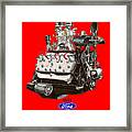 1934 Ford Flathead V 8 Tee Shirt Framed Print