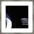 1938 Cadillac Limo With Chrome Strips Framed Print