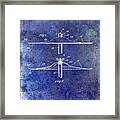 1940 Cymbal Patent Blue Framed Print