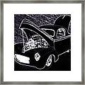 1941 Willys Coope Classic Car Drawing 1242.01 Framed Print