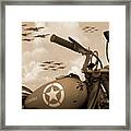 1942 Indian 841 - B-17 Flying Fortress - H Framed Print