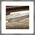 1948 Chevrolet Hood Ornament -0587s Framed Print