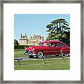 1949 Pontiac At Blenheim Palace Framed Print