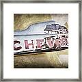 1952 Chevrolet Hood Emblem -0245ac Framed Print