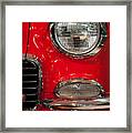 1955 Chevy Bel Air Headlight Framed Print