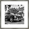 1957 Aston Martin Db Mkiii Monochrome Framed Print