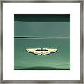 1959 Aston Martin Db4 Gt Hood Emblem Framed Print