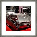 1959 Cadillac Convertible . Rear Angle Framed Print