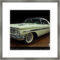 1959 Chevy Impala Convertible Framed Print