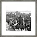 1965 Boston Panorama Framed Print