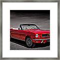 1966 Ford Mustang Convertible Framed Print