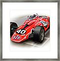 1967 Stp Turbine Indy 500 Car Framed Print