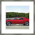 1969 Mustang Mach 1 Framed Print