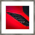 1974 Chevrolet Corvette Red Air Vent Color Photograph 3470.02 Framed Print