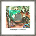 1928 Ford Automobile #2 Framed Print