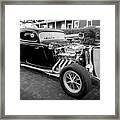 1934 Ford Hot Rod Coupe Bw #2 Framed Print