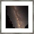 A Dark Night In Zion Canyon #2 Framed Print