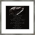 A Dog's Prayer  A Popular Inspirational Portrait And Poem Featuring An Italian Greyhound Rescue Framed Print