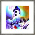 Abstract Lighthouse #2 Framed Print