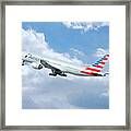 American Airlines Boeing 777 Framed Print