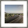 Antelope Island At Sunset #2 Framed Print