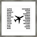 Aviation Code #2 Framed Print