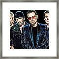 Bono U2 Collection Framed Print