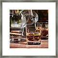 Cigar And Alcohol Collection #2 Framed Print