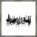 Copenhagen Denmark Skyline #2 Framed Print