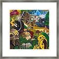 Discover India Framed Print