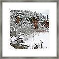 East Verde Winter Crossing #2 Framed Print