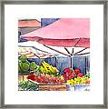 Fruit Market Framed Print
