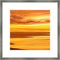 Golden Panoramic Sunset #2 Framed Print